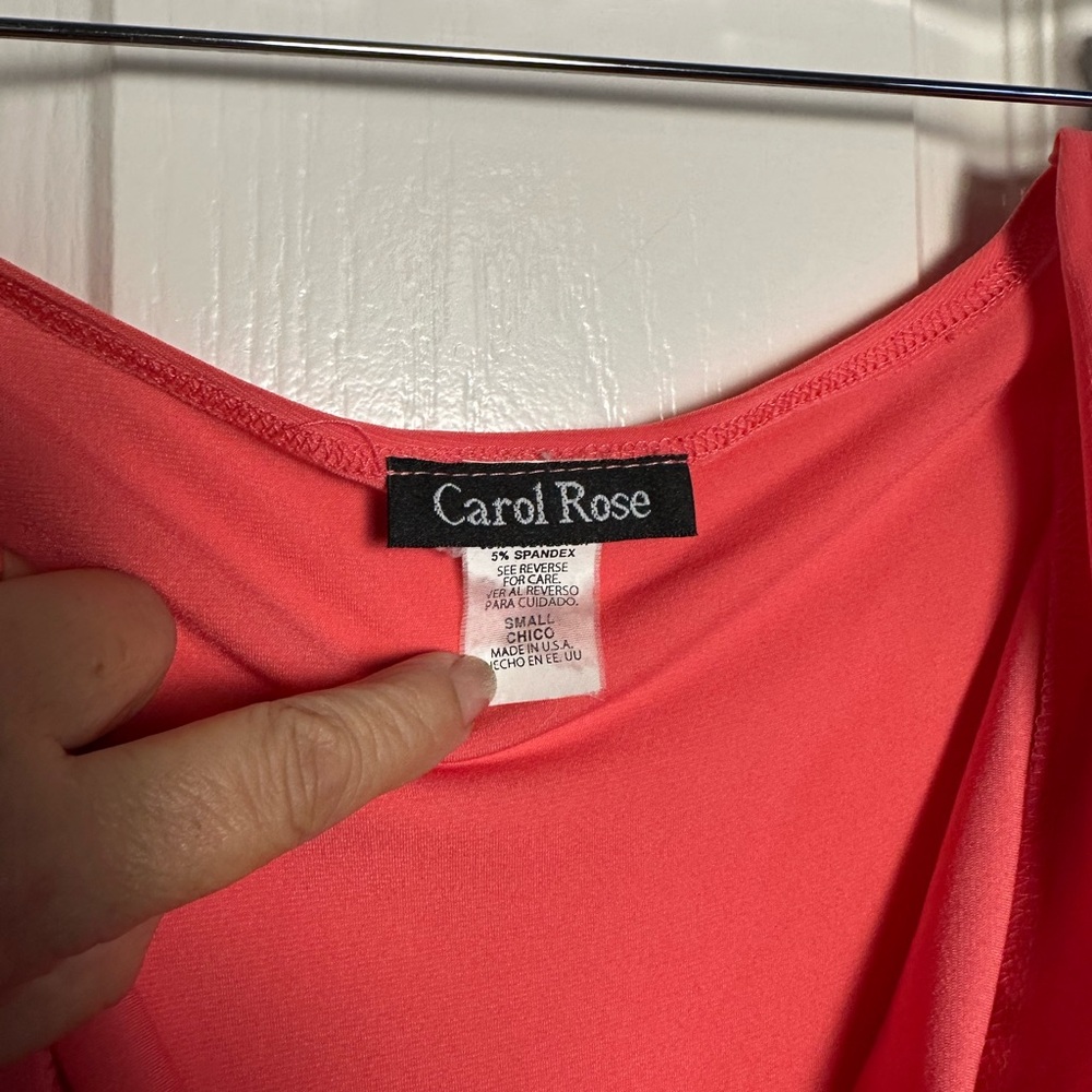 Carol Rose Coral Blouse